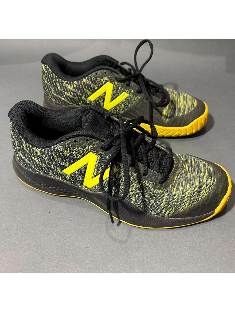 New Balance 996 Series Men's Sneakers Size 8.5 Black Yellow Lace Up Tennis Shoes - Picture 2 of 9